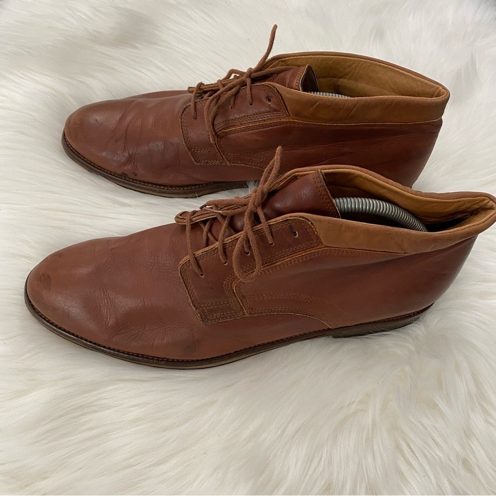 Cable&Co Men's Brown soft leather made in Italy Boots Size 12